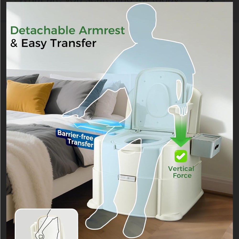 Portable Commode - Picture 5 of 16